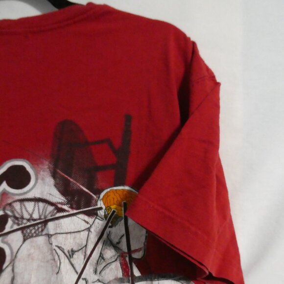 AND1 Logic | XL - extra large 18/20 kids | Red Graphic Basketball Tee - T-Shirt - Picture 11 of 15